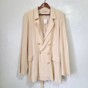 Free People Cream Blazer